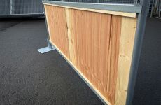 City fence wood 1m achterkant