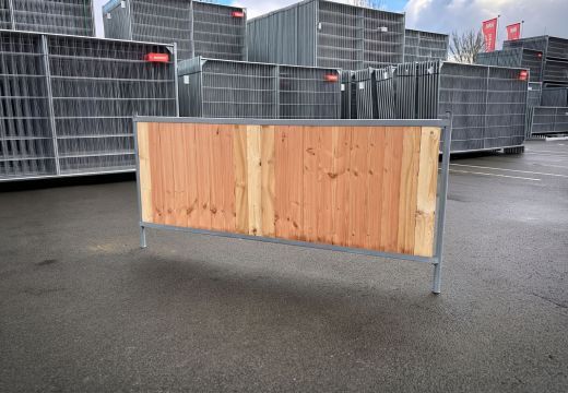 City Fence Combi wood 1m voor in stedelijke locaties. Voor groene uitstraling. 