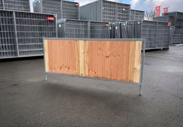 City Fence Combi wood 1m voor in stedelijke locaties. Voor groene uitstraling. 