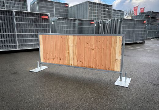 City Fence Combi wood 1m voor in stedelijke locaties. Voor groene uitstraling. 