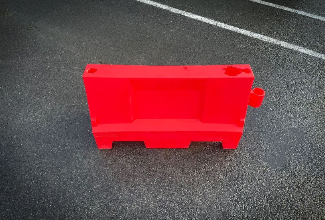 Barrier | watergevuld | rood