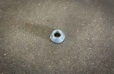 Beveiligde Moer Los - Zilver