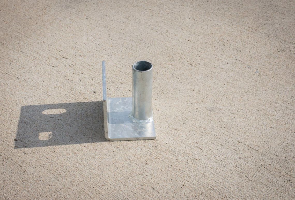 Muurbeugel | Geschikt voor een bouwhek