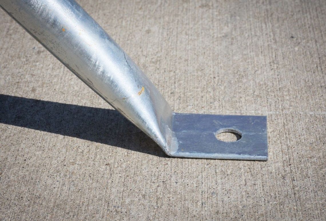 Schoor met de grondpin | Geschikt voor bouwhekken