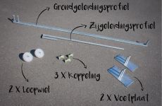 Bouwhek schuifpoort set