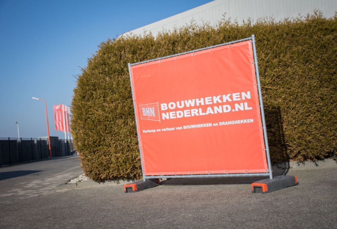 Bouwhekbanner 220 | Materiaal: Meshdoek 