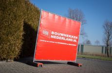 Bouwhekbanner 220 | Materiaal: PVC