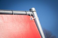 Bouwhekbanner - Materiaal: PVC