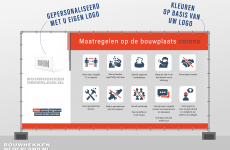Bouwhekbanner | Bouwplaats Maatregelen | Informatie voorziening