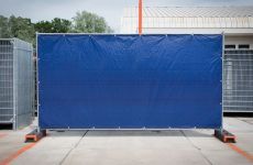 Bouwhekdoek | Kleur: Blauw