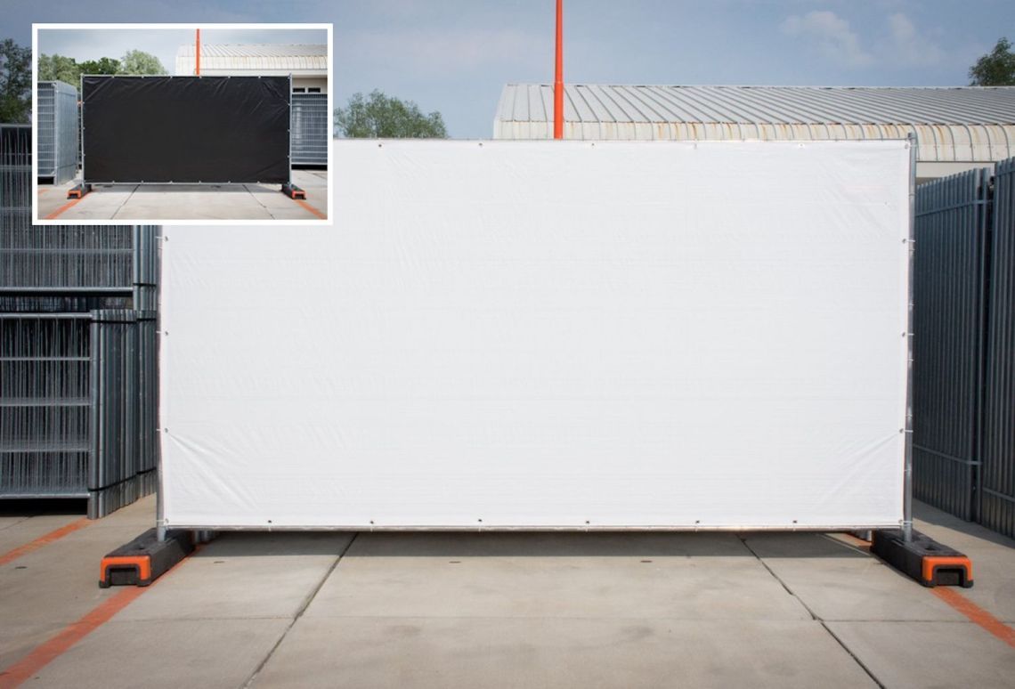 Brandvertragend bouwhekdoek 