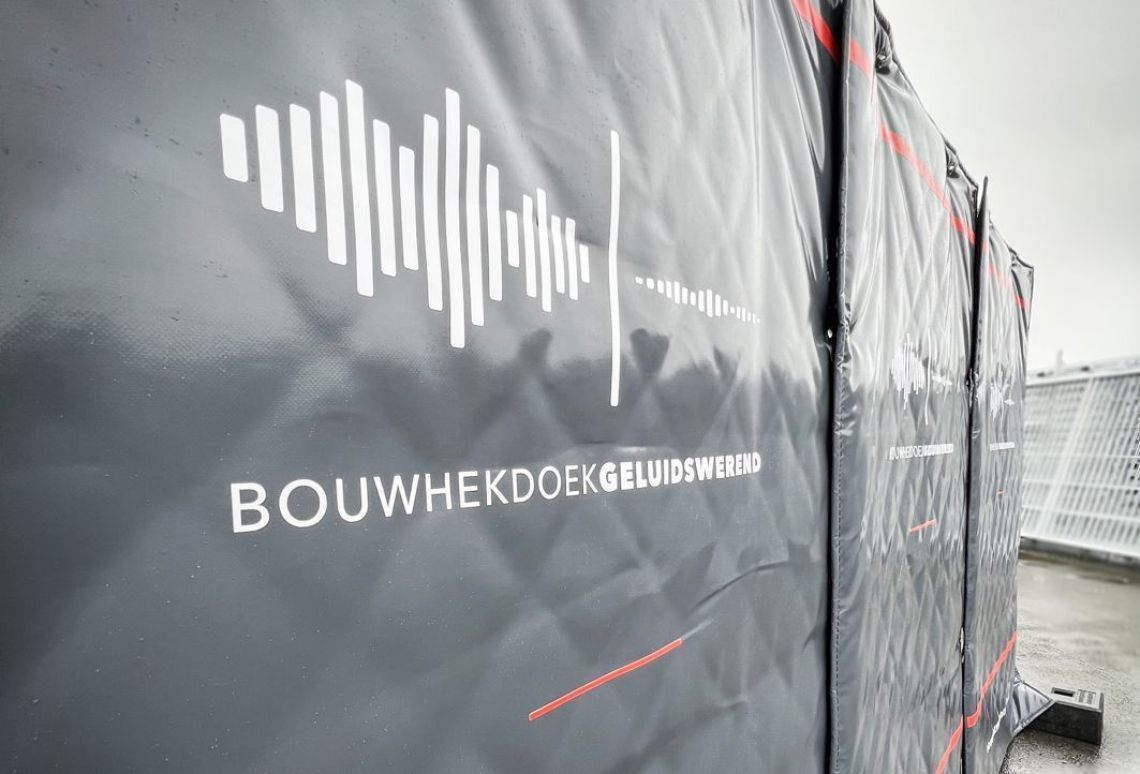 Bouwhekdoeken - Geluidswerend - Detail