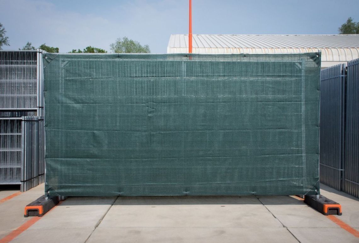 Bouwhek winddoek | Groen