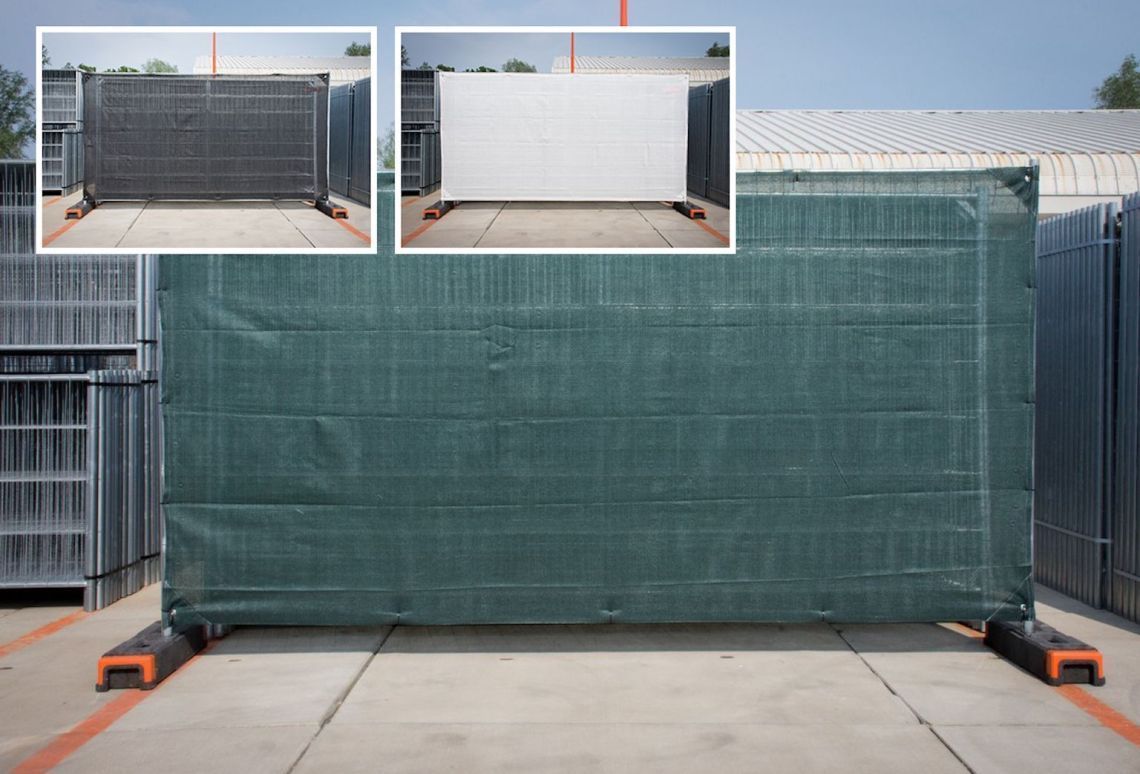 Bouwhekdoek winddoorlatend