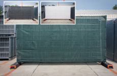 Bouwhekdoek winddoorlatend