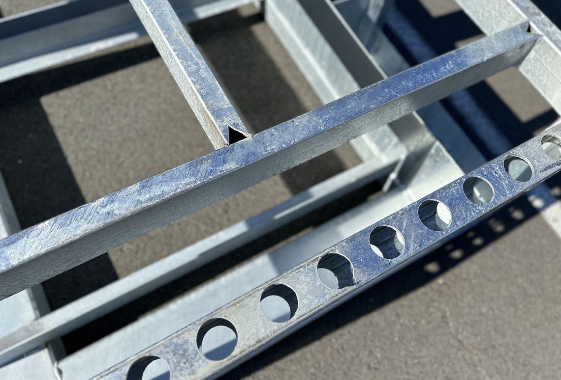 Combipallet | Event profiel opslag bouwhekken