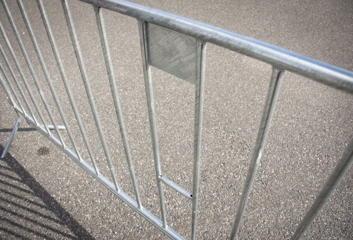 Dranghek | 18 spijlen | Event | bordje