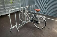 Dranghek | Fietsenrek | geen bumper kans op beschadiging hek