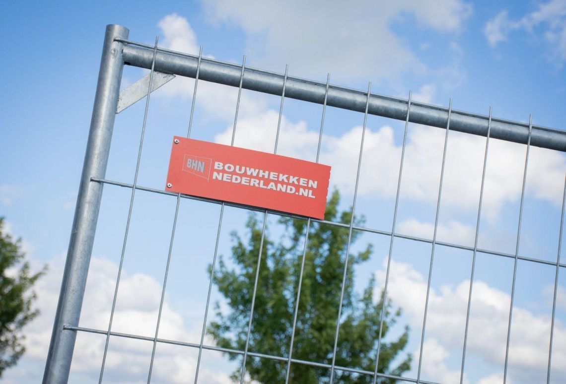 Bouwhek Logo Bordje | 297 x 100 mm