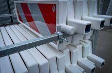 Opslagrek | Geleidebakens | Close-up