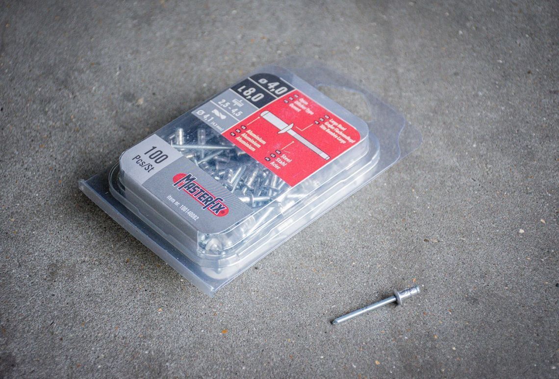 Popnagels 4,0 x 8,0 mm | 100 stuks