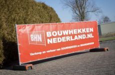 Bouwhekbanner | 100 | eigen ontwerp naar keus