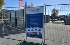 Reclame frame met bord