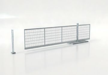 Handbediende schuifpoort