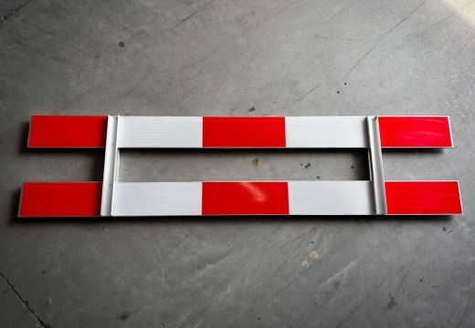 Schrikhekplanken 2,5m los verkrijgbaar dubbelzijdig bedrukt