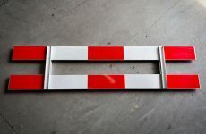 Schrikhekplanken 2,5m los verkrijgbaar dubbel bedrukt