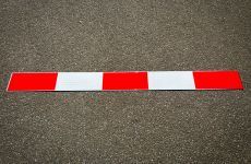 Schrikhekplaat | Blokmotief | Lengte: 221 cm | Klasse III