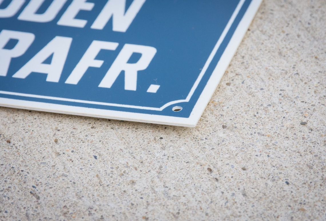 Verboden toegang bord | Kunststof