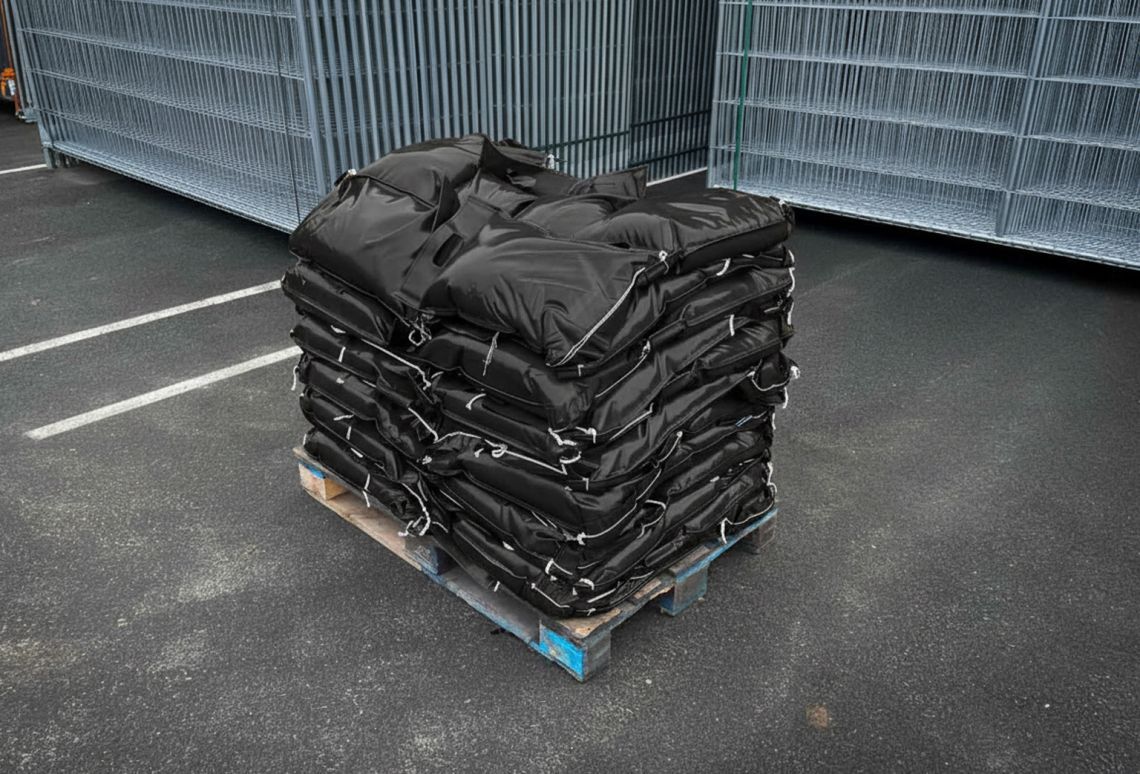 Zandzak PVC zwart 70 stuks op pallet