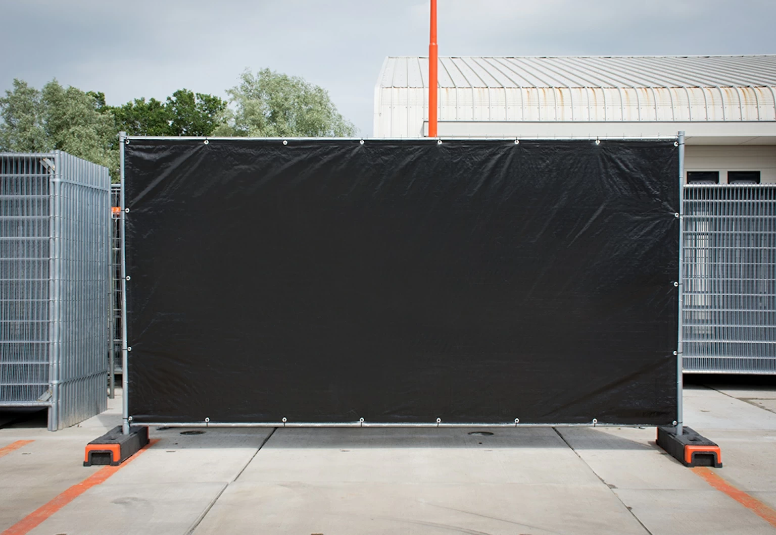 Bouwhekdoek | Exclusief | Zwart