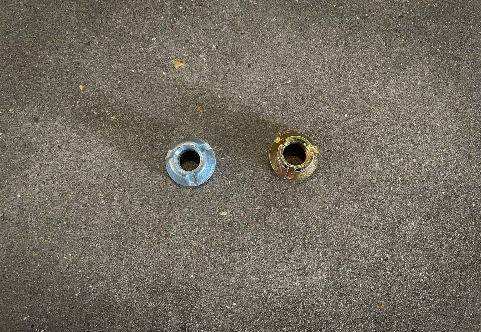 Beveiligde moer los - Veilig en zeker klemmen vast zetten