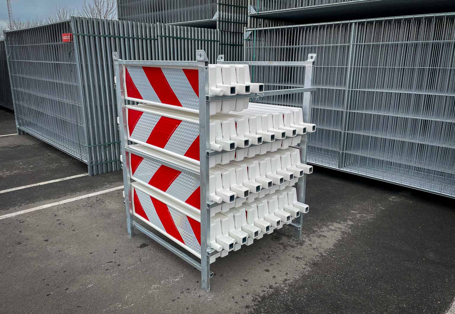 Opslagrek | Geleidebakens